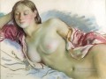 Desnudo reclinado con manto de cerezo 1934 Ruso